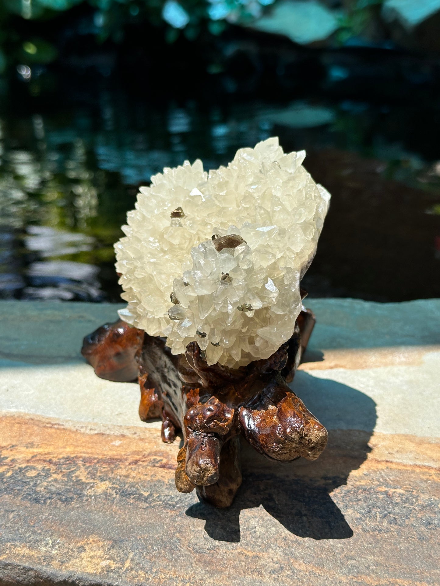 Calcite w/ Pyrite