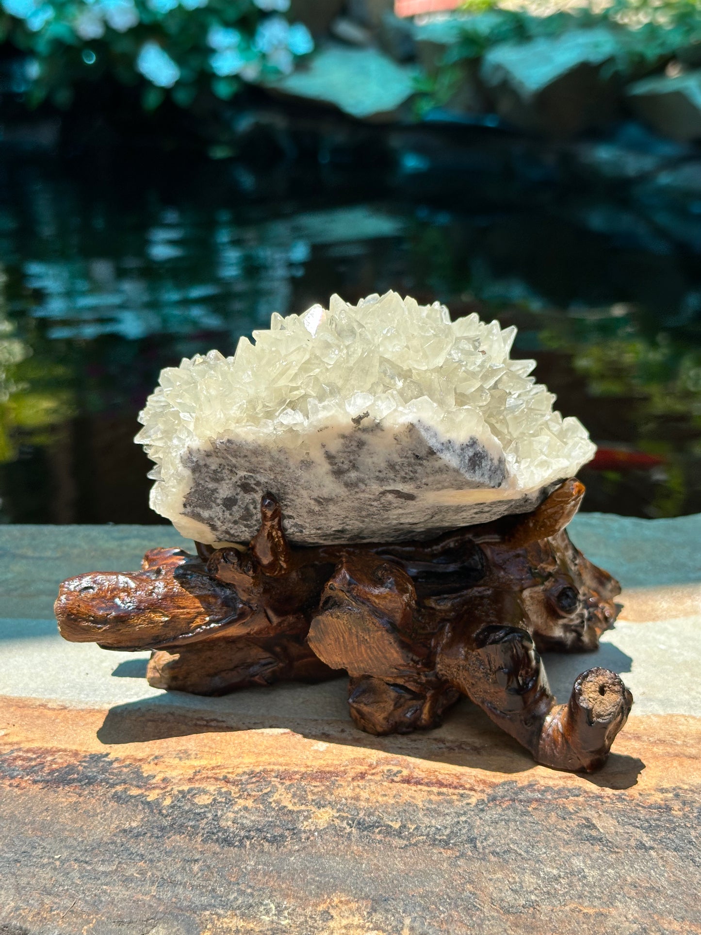 Calcite w/ Pyrite