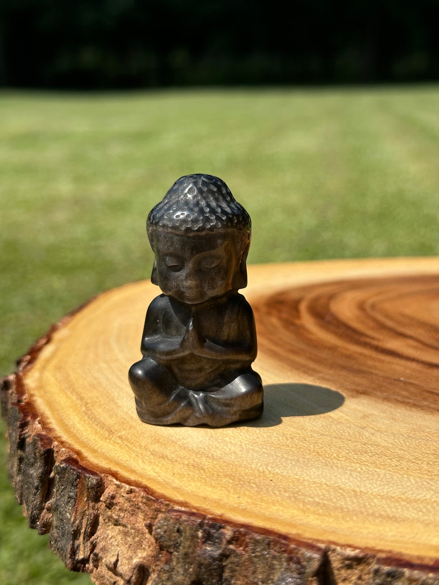 Buddha (Silver Sheen Obsidian)