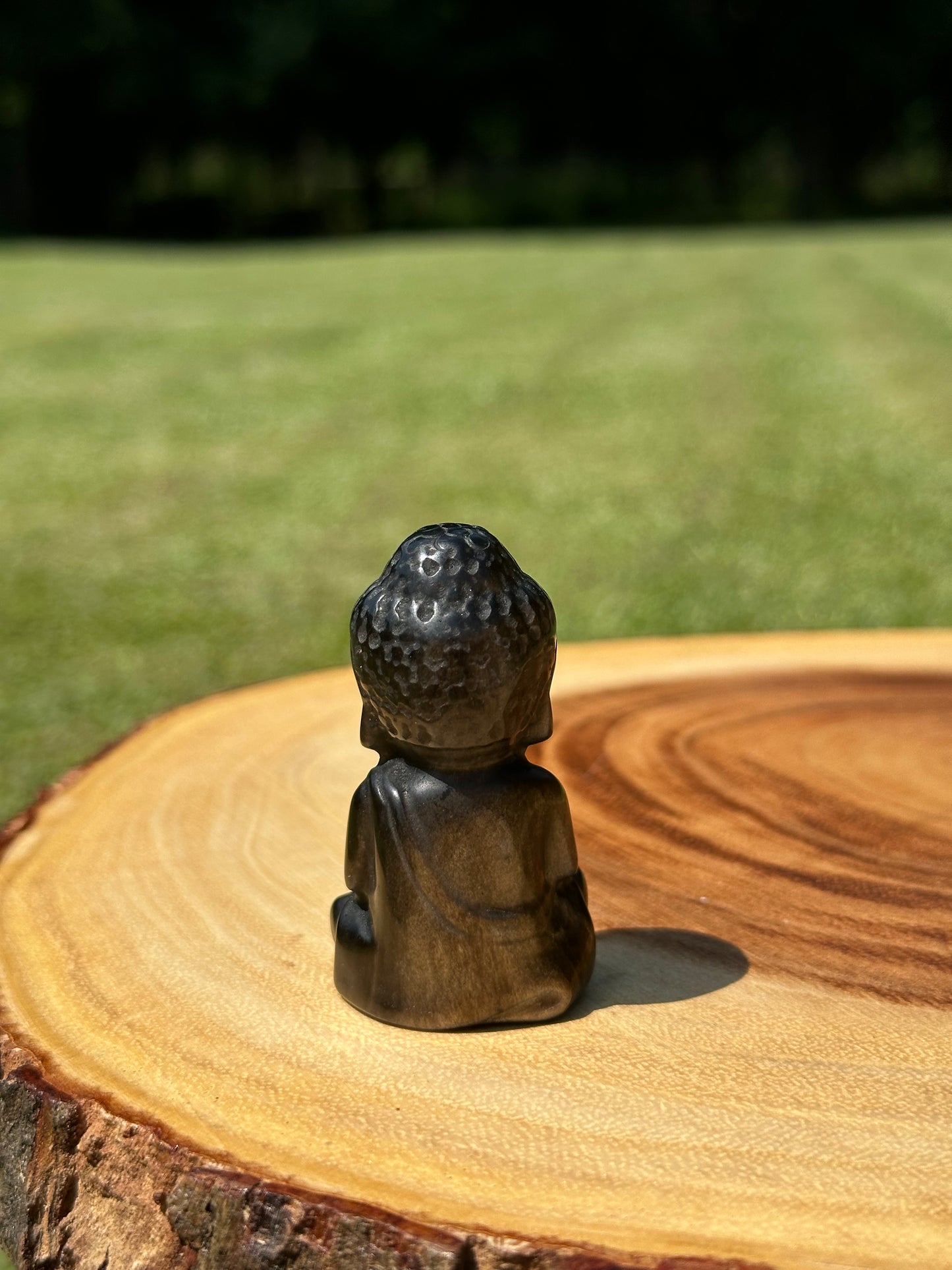 Buddha (Silver Sheen Obsidian)