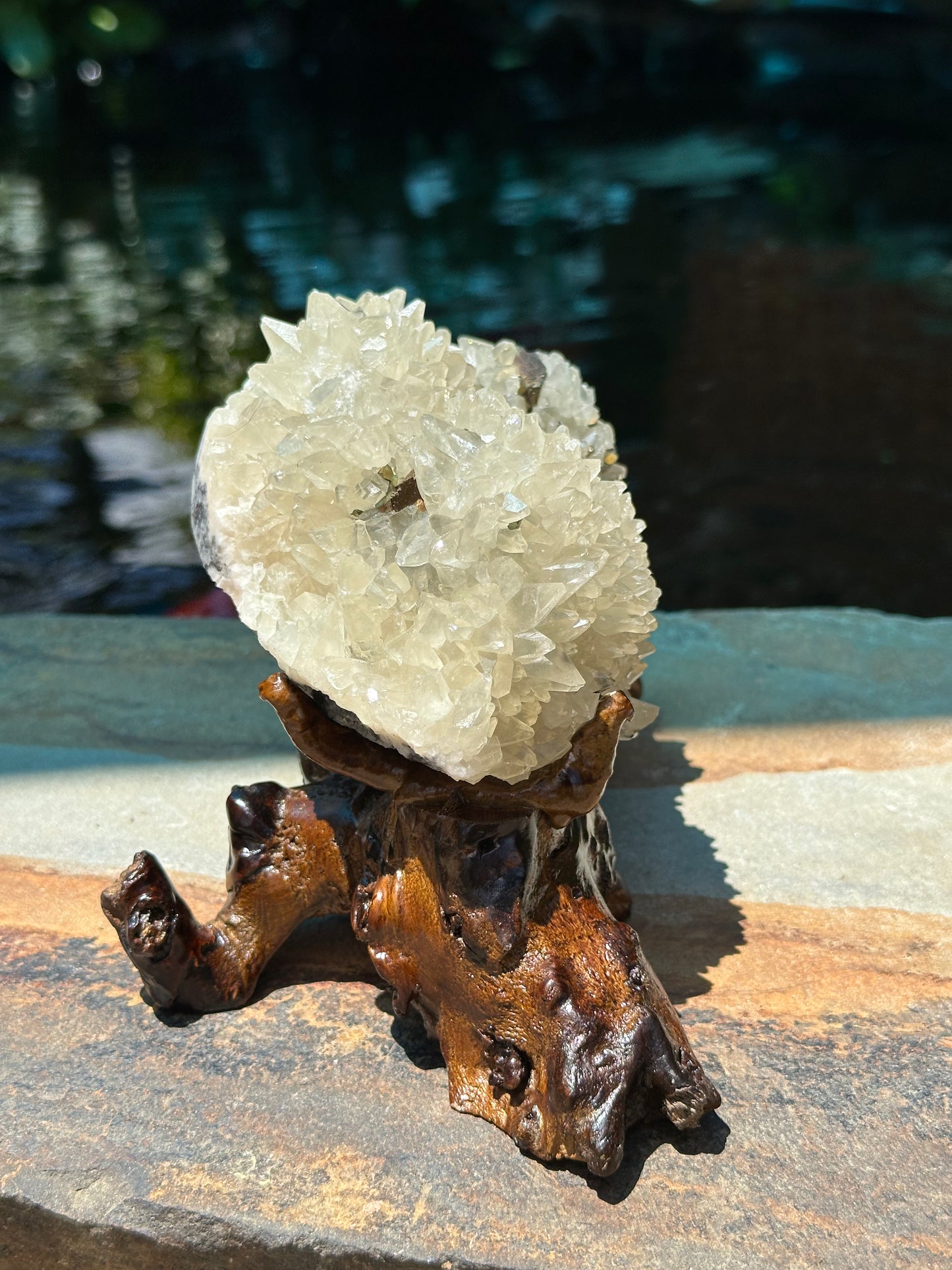 Calcite w/ Pyrite